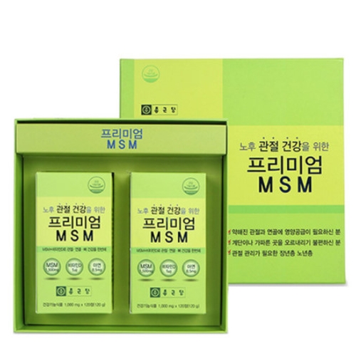 종근당 프리미엄 <b>MSM</b> 선물세트 <b>1000mg</b> x 240정, 1개