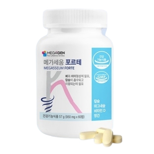 메가세움 포르테 950mg x 60정, 1개