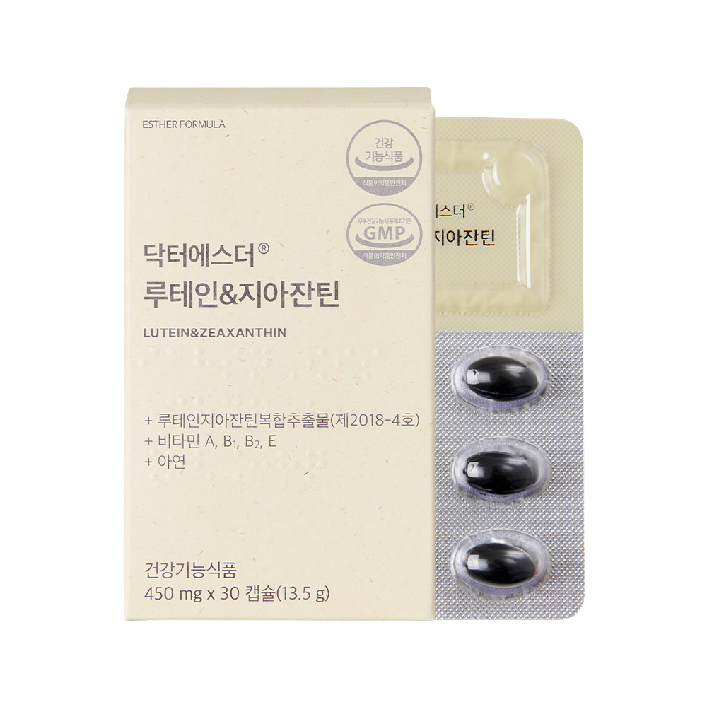 에스더포뮬러 닥터에스더 루테인 지아잔틴 500mg x 30캡슐, 3개