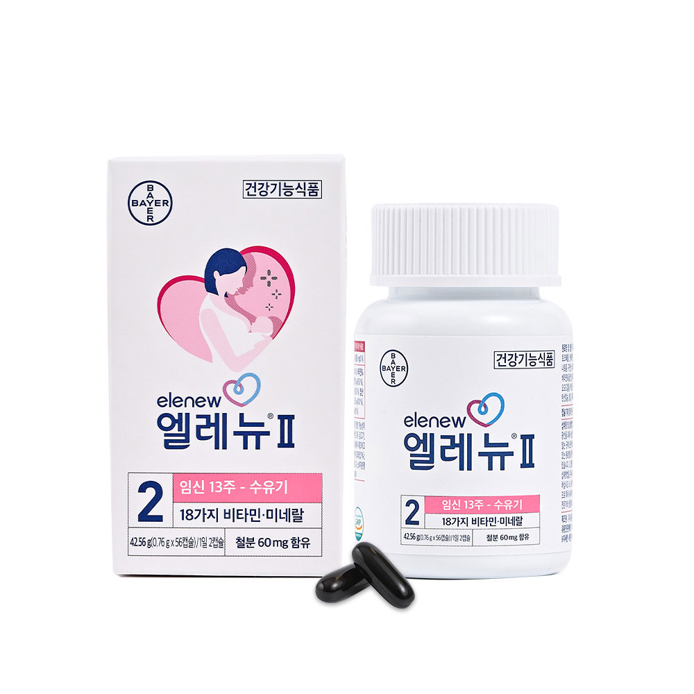 엘레뉴 2단계 760mg x 56캡슐, 2개