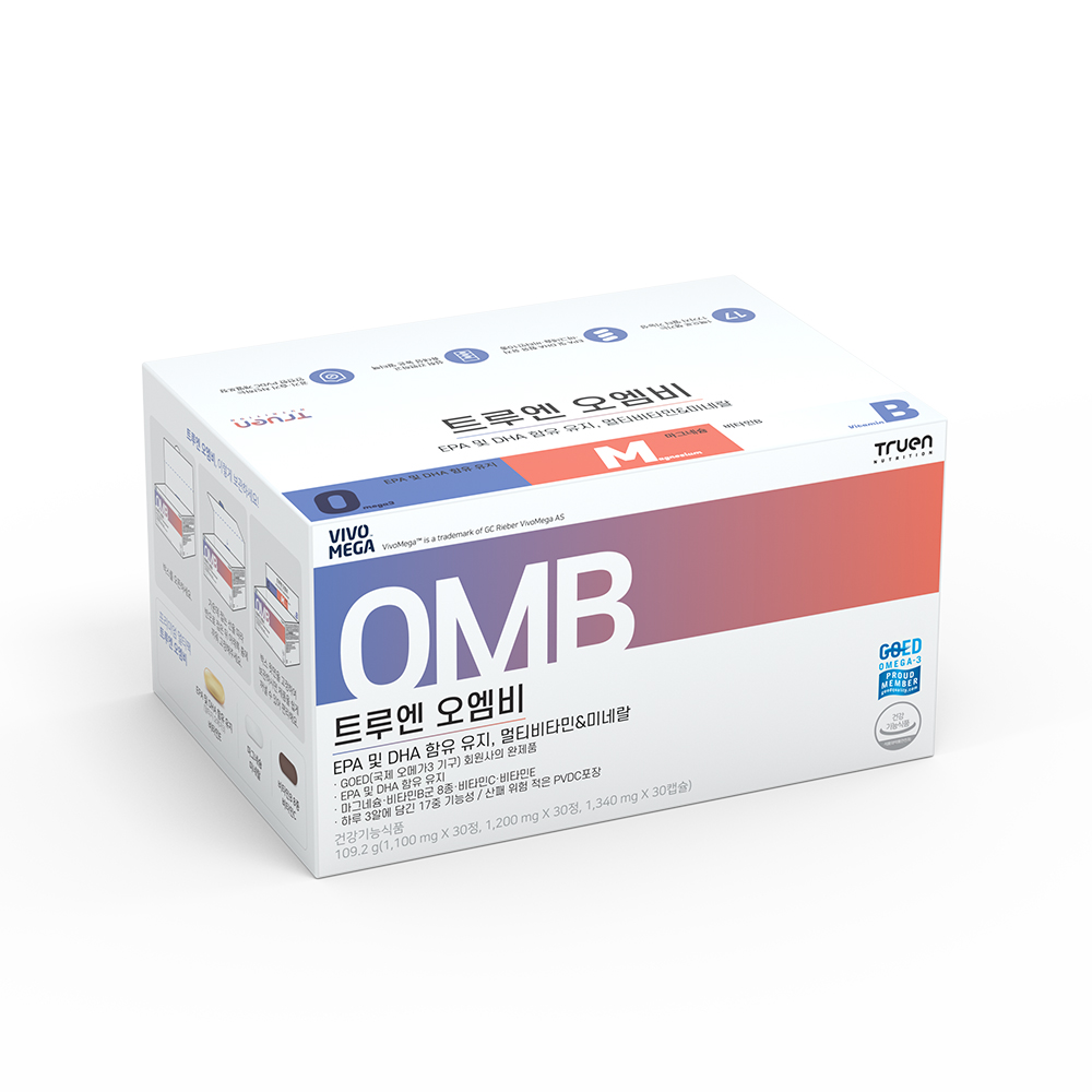 <b>트루엔</b> 오엠비 (정제 1100mg + 정제 1200mg + 캡슐 1340mg) x 30개입, 1개