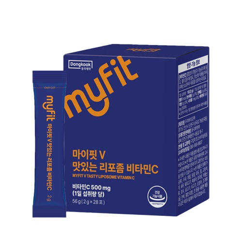 동국제약 마이핏 V 맛있는 리포좀 비타민C 2g x 28포, 4개