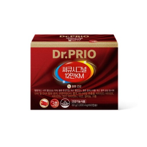 <b>닥터프리오</b> 써큐시그널 12만 KM 440mg x 60캡슐, 2개