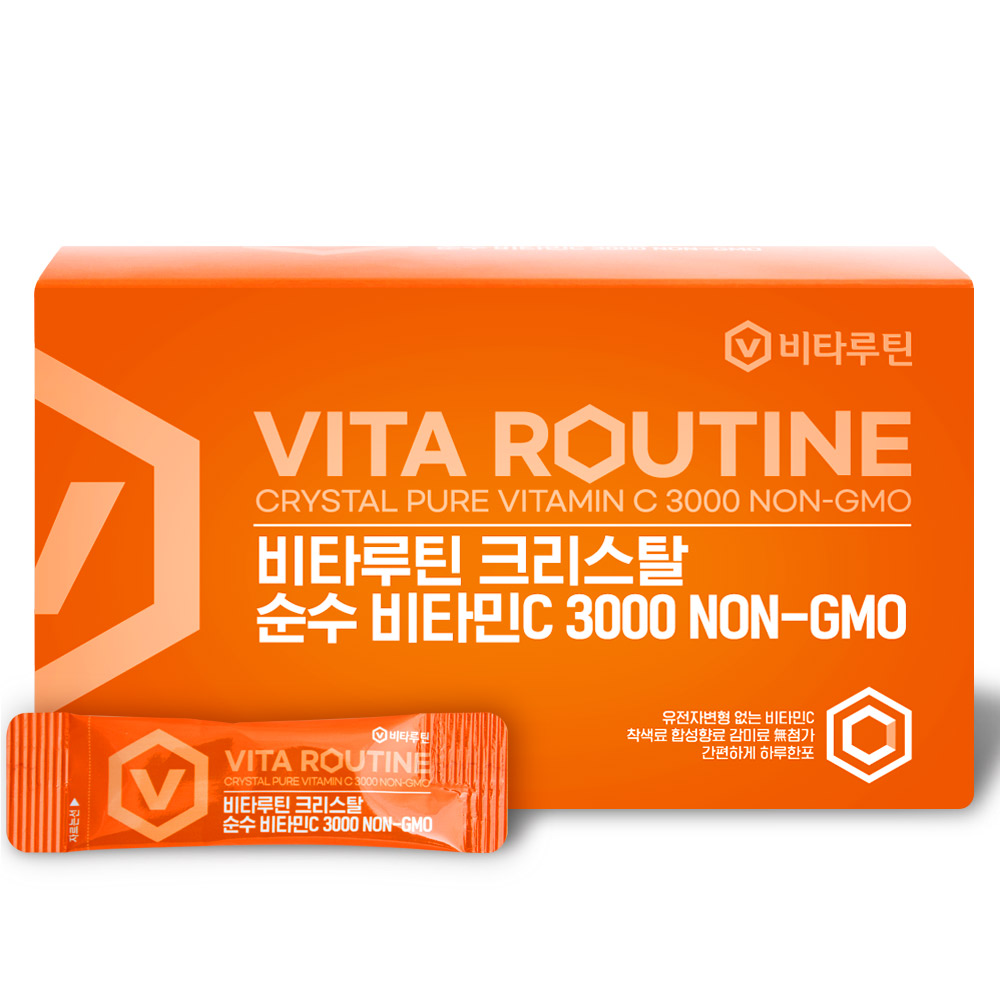 비타루틴 <b>크리스탈</b> 순수<b>비타민C</b> 3000mg x 100포, 1개