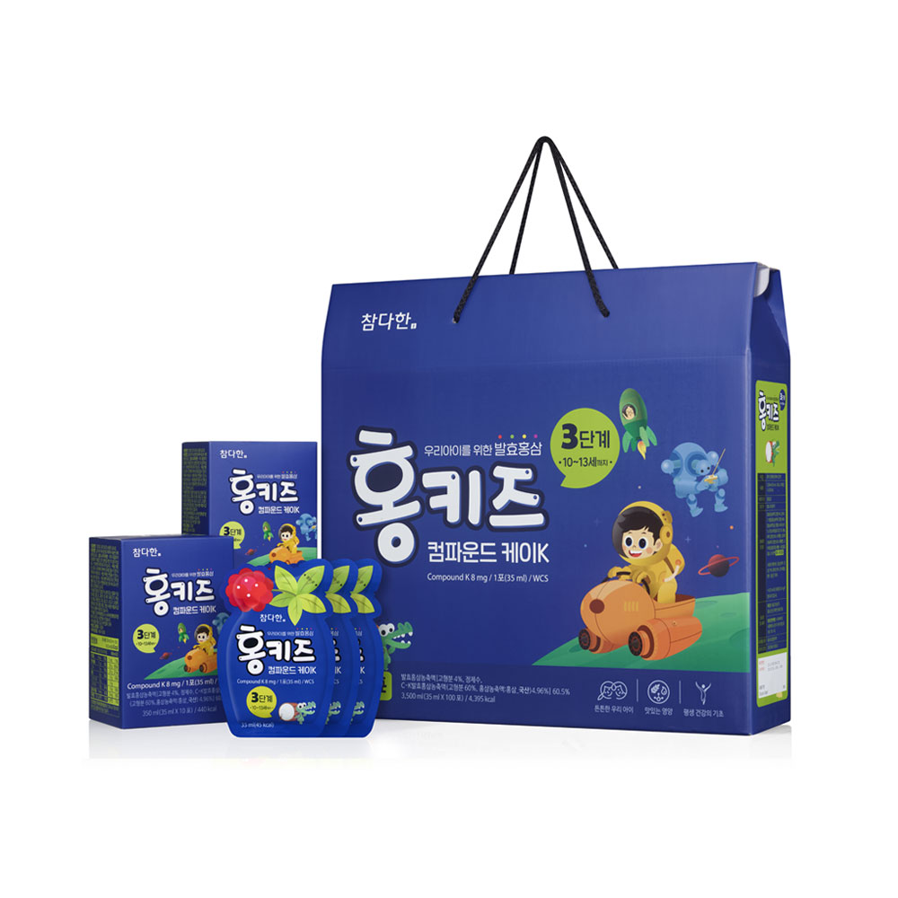 참다한 홍키즈 3단계 35ml x 100포, 1개