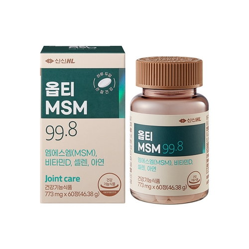 <b>신신제약</b> 옵티 MSM 99.8 773mg x 60정, 1개
