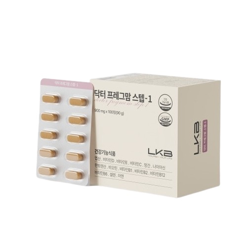 <b>엘케이비</b> 닥터 프레그맘 스텝-1 900mg x 100정, 1개