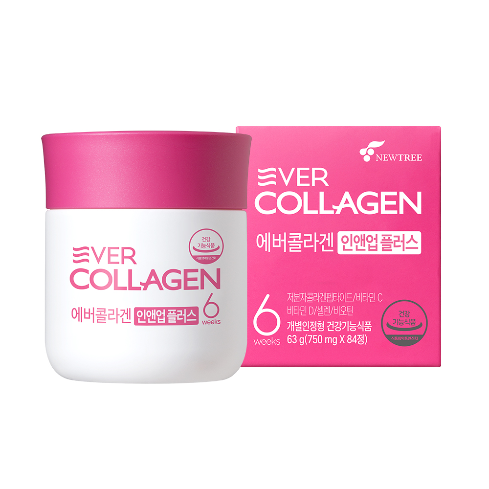 <b>에버콜라겐 인앤업</b> 플러스 750mg x 84정, 1개