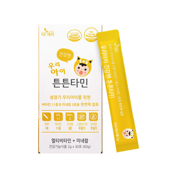더데이 우리아이 건강엔 튼튼타민 2g x 30포, 3개