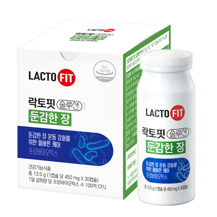 락토핏 솔루션 1 둔감한 장 450mg x 30캡슐, 3개