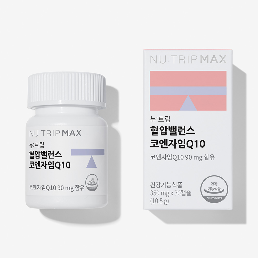 뉴트립 <b>혈압</b>밸런스 코엔자임Q10 350mg x 30캡슐, 1개