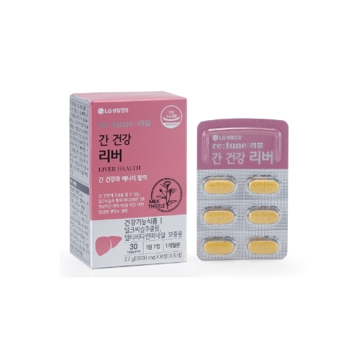 리튠 <b>간</b> 건강 리버 900mg x 30정, 2개