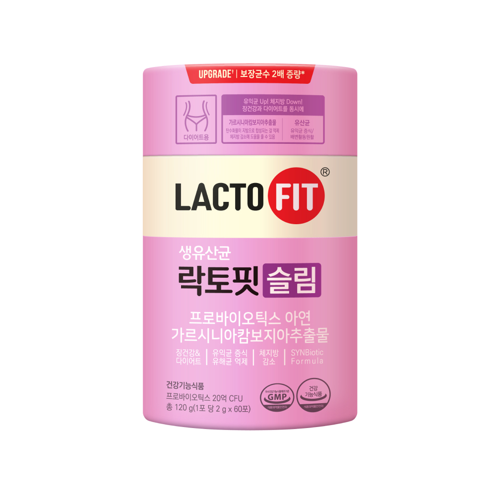 락토핏 <b>슬림</b> 2g x 60포, 2개