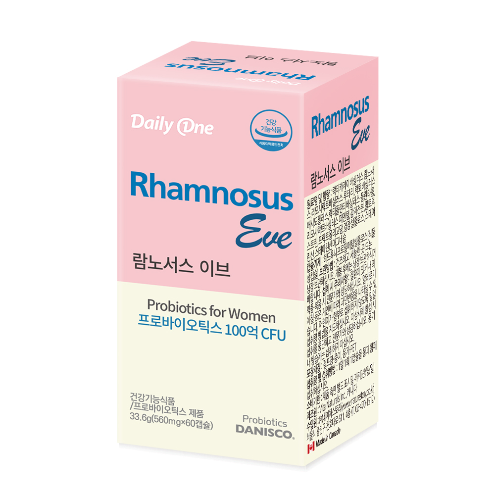 <b>데일리원</b> 람노서스 이브 560mg x 60캡슐, 1개