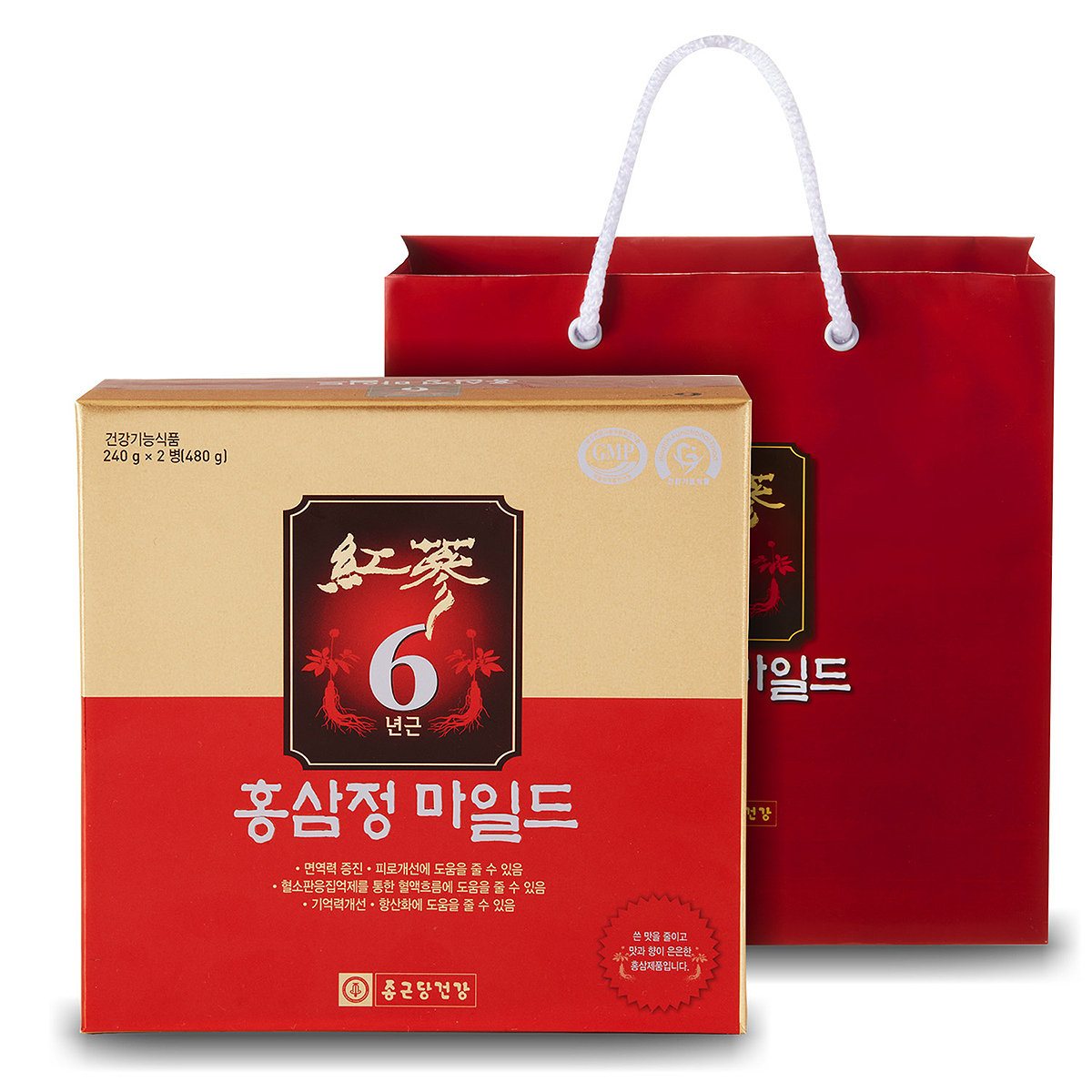 종근당건강 6년근 홍삼정 마일드 480g, 1개