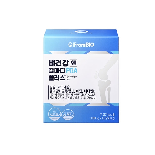 <b>프롬바이오</b> 뼈건강엔 칼마디 PGA 플러스 1000mg x 60정, 2개