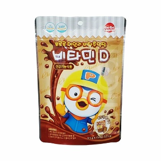 뽀로로 데일리 비타츄잉정 비타민D 초코맛 3.5g x 15캡슐, 3개