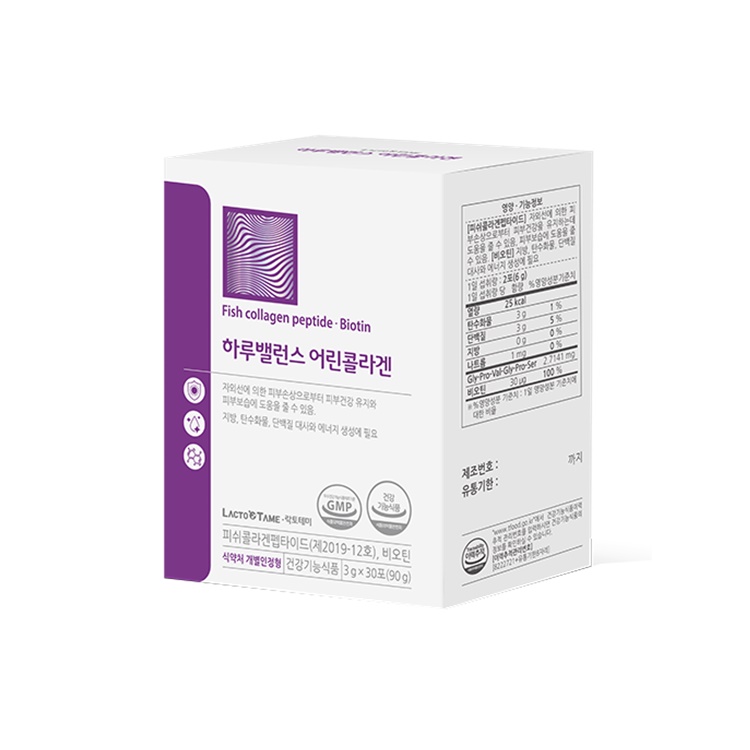 락토테미 하루 밸런스 어린콜라겐 3g x 30포, 2개