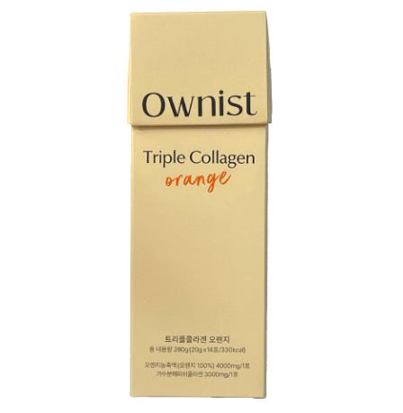 오니스트 트리플<b>콜라겐</b> 오렌지 20g x 14포, 2개