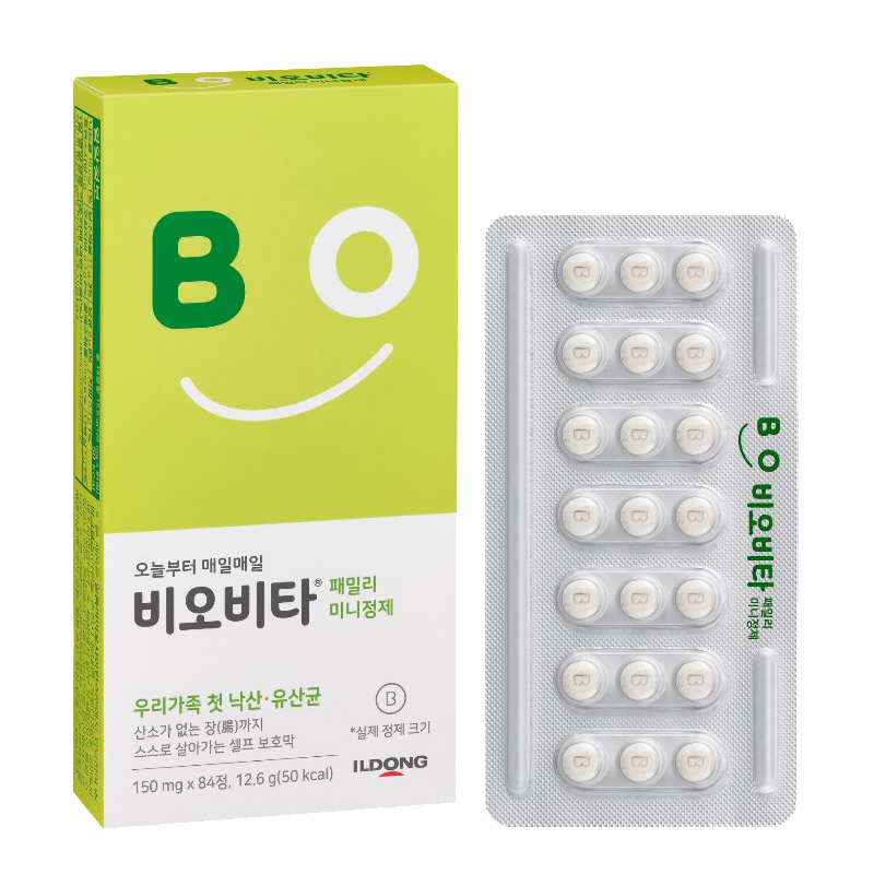비오비타 <b>패밀리</b> 미니정제 150mg x 84정, 3개