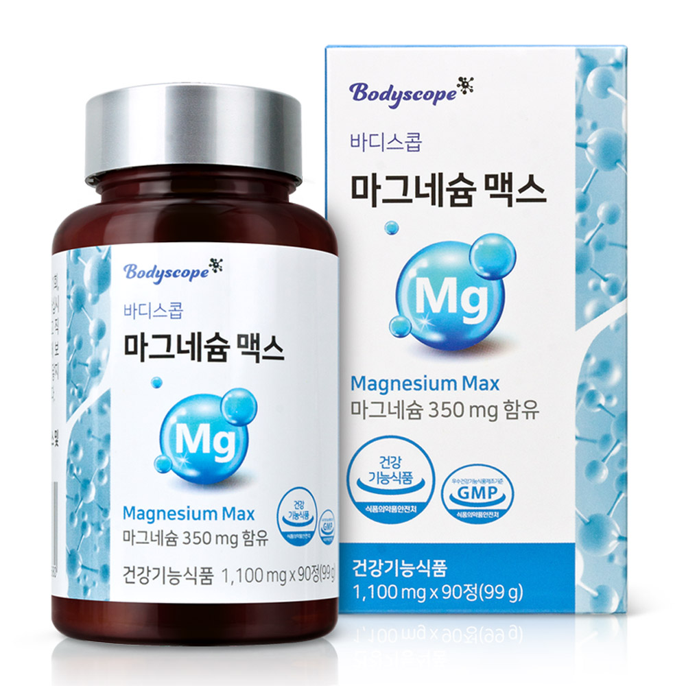바디스콥 마그네슘 맥스 1100mg x 90정, 1개