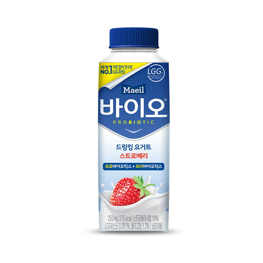 Maeil Dairies Maeil Bio Drinking Strawberry 250ml, 3ea