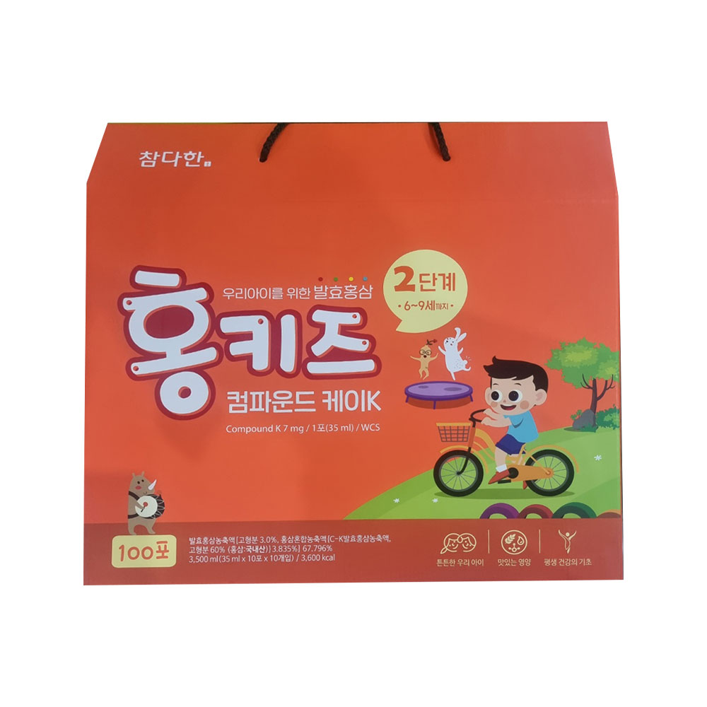 참다한 홍키즈 2단계 35ml x 100포, 1개