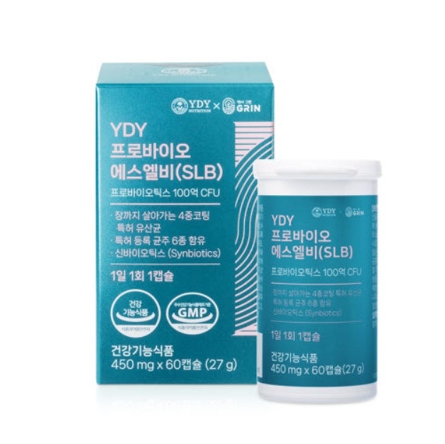 YDY뉴트리션 프로바이오 에스엘비 450mg x 60캡슐, 1개