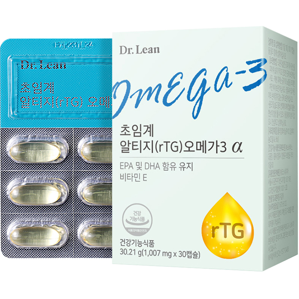 닥터린 초임계 알티지 오메가3 알파 1007mg x 30캡슐, 6개