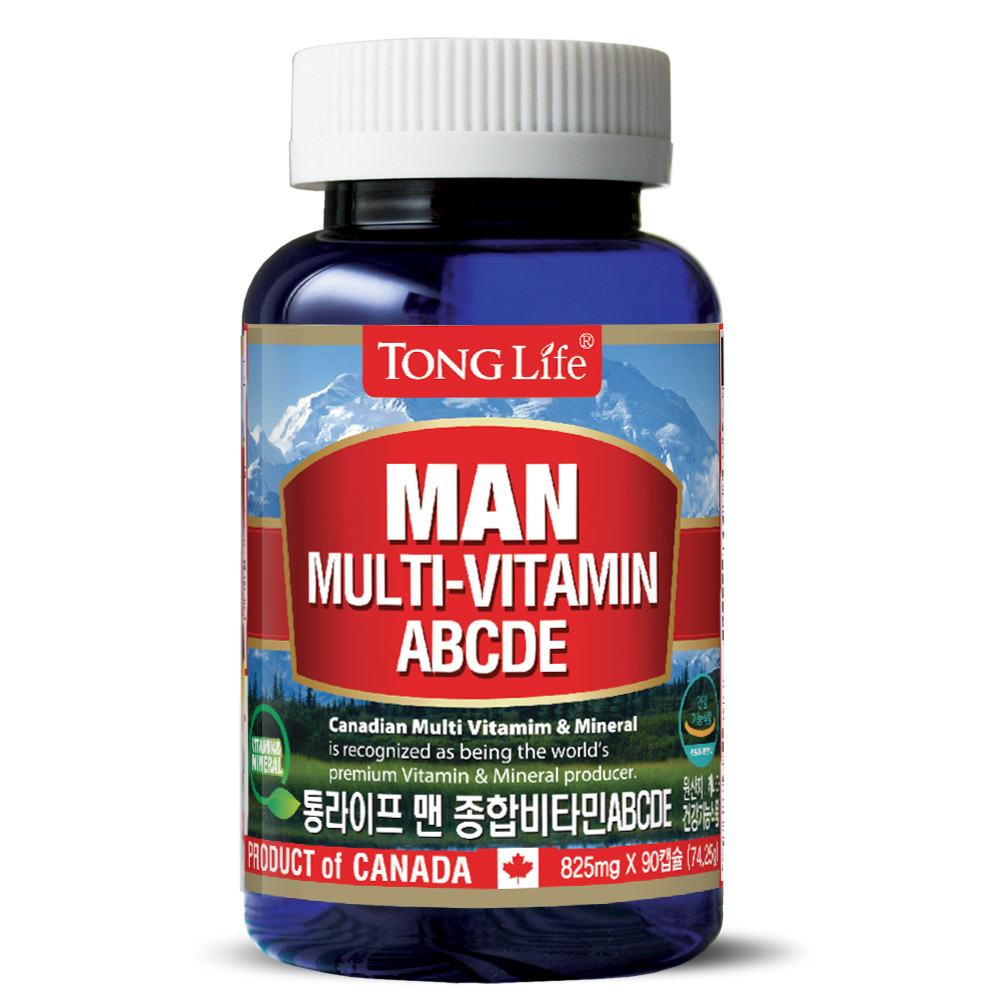 통라이프 맨 종합비타민 ABCDE 825mg x 90캡슐, 2개