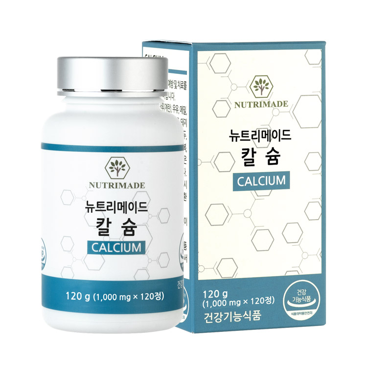 뉴트리메이드 칼슘 1000mg x 120정, 1개
