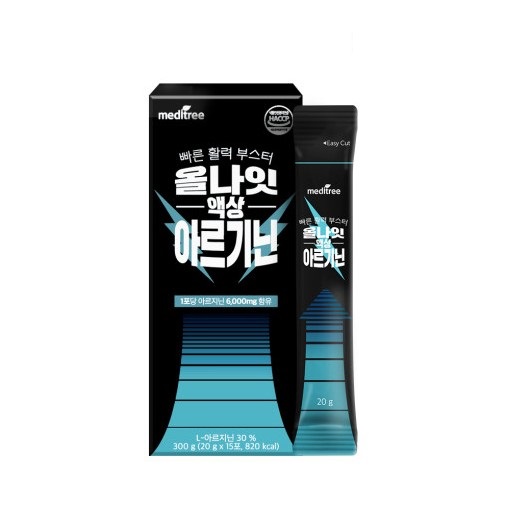 메디트리 올나잇 액상 <b>아르기닌</b> 20g x 15포, 6개