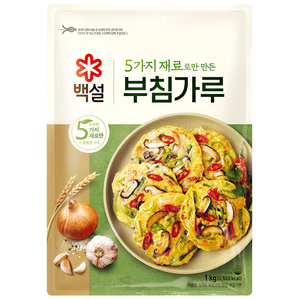 5가지 재료로만 만든 부침가루 제품 이미지