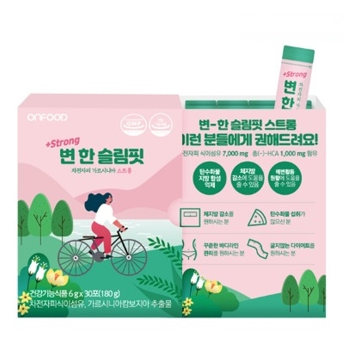<b>온푸드</b> 변한 슬림핏 차전자피 가르시니아 스트롱 6g x 30포, 1개
