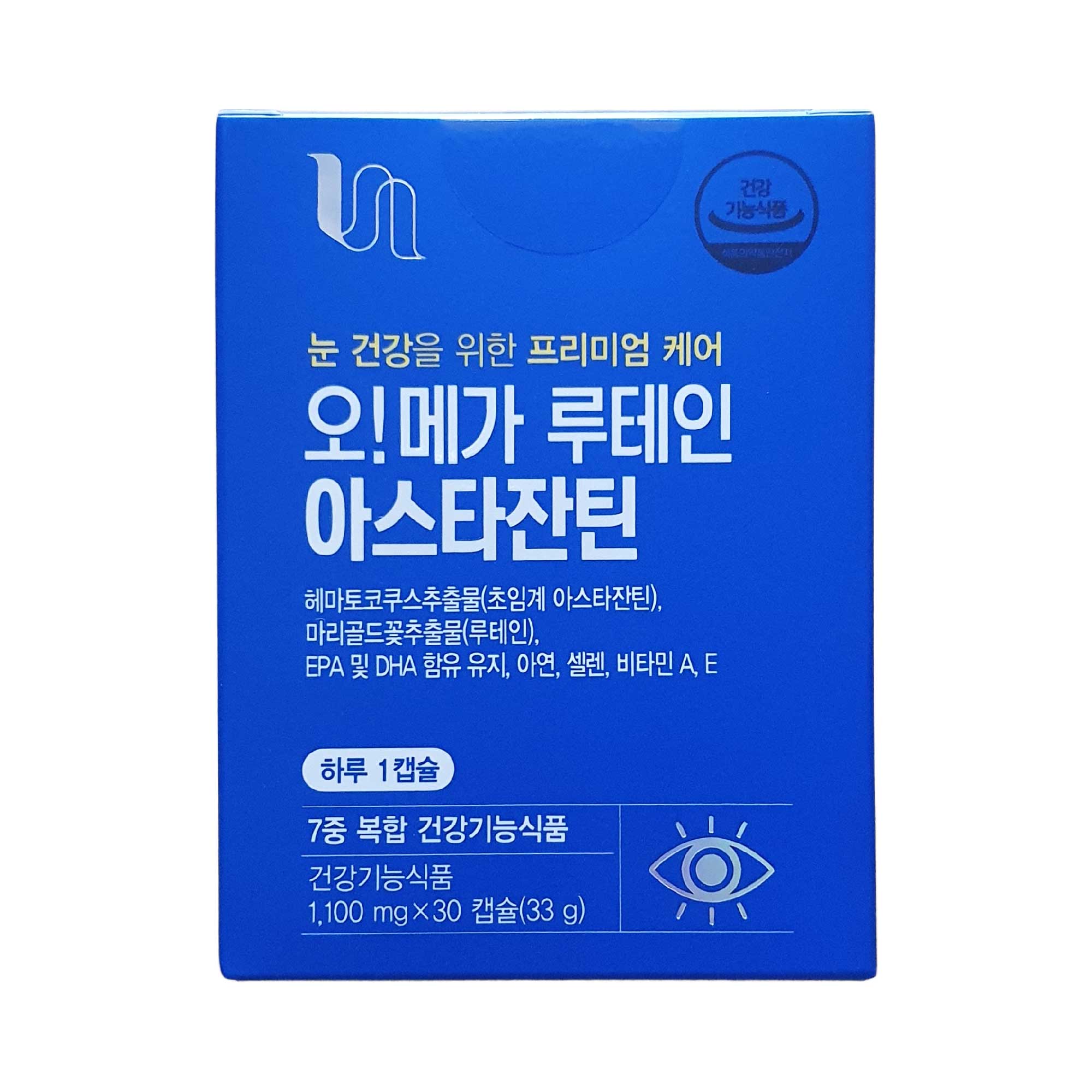 비타민하우스 오!메가 루테인 <b>아스타잔틴</b> 1100mg x 30캡슐, 2개