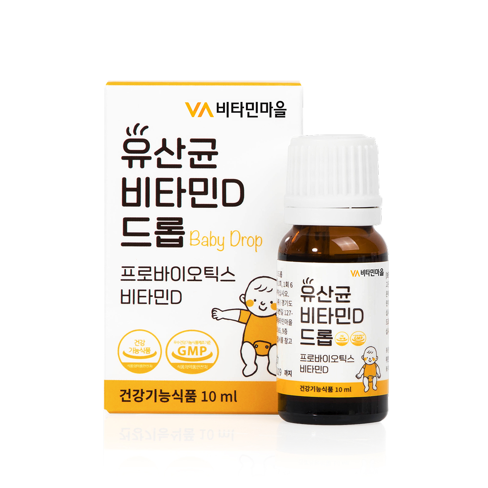 비타민마을 유산균 비타민D 드롭 10ml, 1개