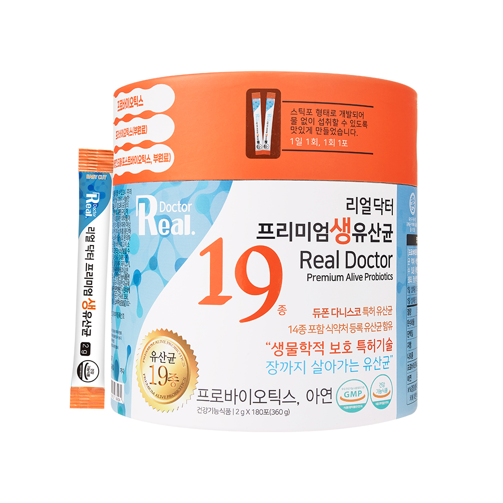 <b>리얼닥터</b> 프리미엄 생유산균 2g x 180포, 1개