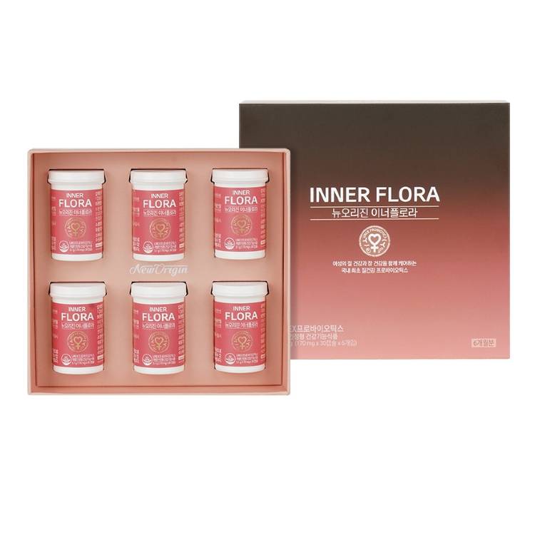 뉴오리진 이너플로라 UREX 프로바이오틱스 선물세트 170mg x 180캡슐, 1개