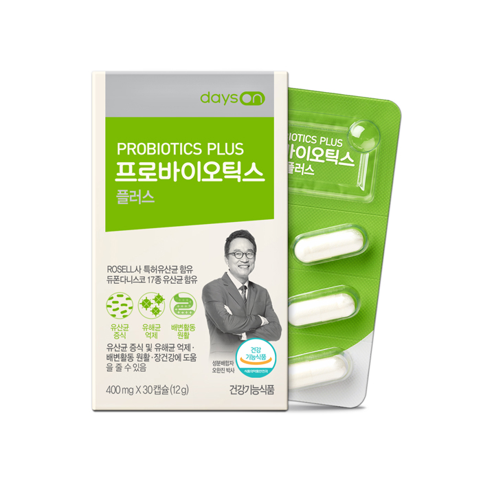 데이즈온 오한진 프로바이오틱스 플러스 400mg x 30캡슐, 1개