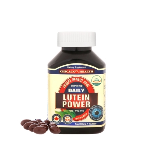 시카고헬스 데일리 루테인 파워 300mg x 180캡슐, 1개