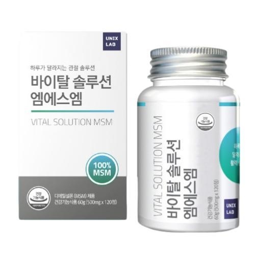 바이탈솔루션 엠에스엠 500mg x 120정, 1개