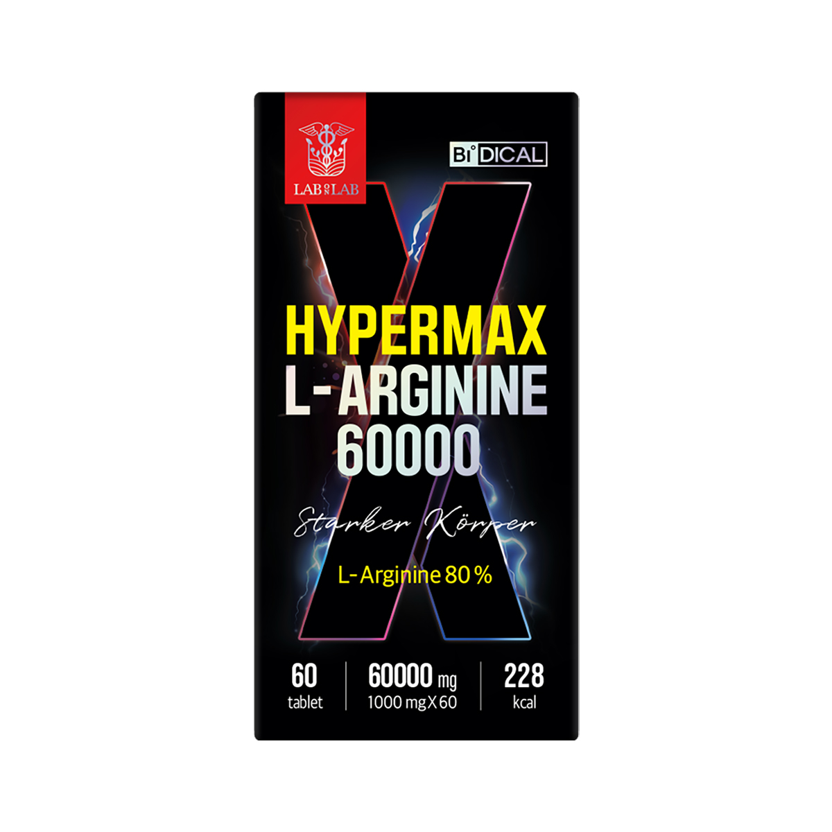 <b>랩온랩</b> 하이퍼맥스 L <b>아르기닌</b> 60000 1000mg x 60정, 1개