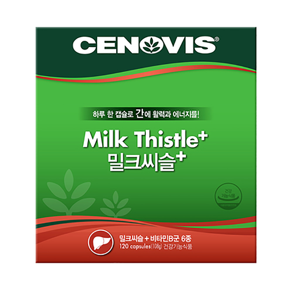 세노비스 <b>밀크씨슬 플러스</b> 900mg x 120캡슐, 1개