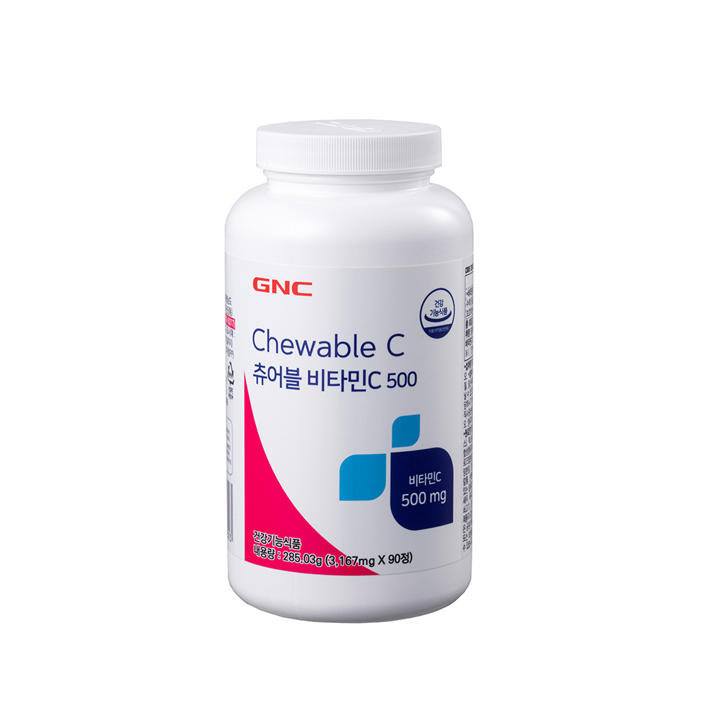 GNC <b>츄어블</b> <b>비타민C</b> 500 3167mg x 90정, 1개