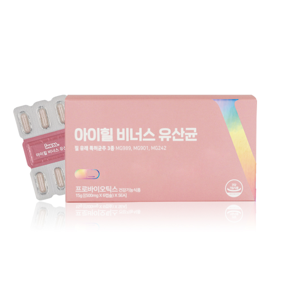 <b>아이힐</b> 비너스 유산균 500mg x 30캡슐, 3개