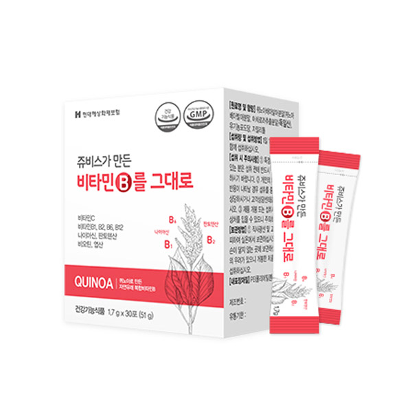 쥬비스가 만든 비타민B를 그대로 1.7g x 30포, 1개