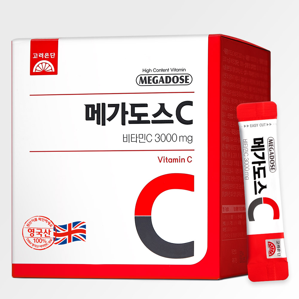 <b>고려은단</b> 메가도스C 비타민C 3000 3g x 100포, 2개