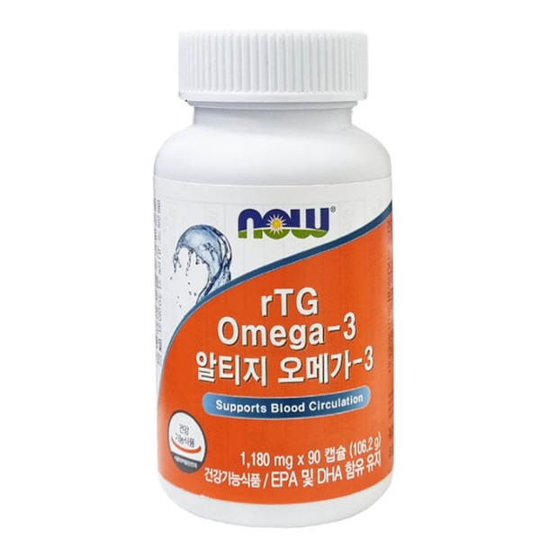 <b>나우푸드</b> 알티지 <b>오메가3</b> 1180mg x 90캡슐, 1개