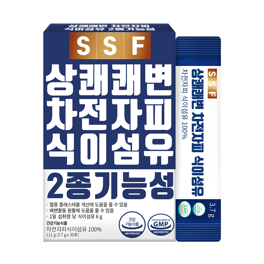 순수식품 상쾌쾌변 <b>차전자피</b> 식이섬유 4.8g x 30포, 1개