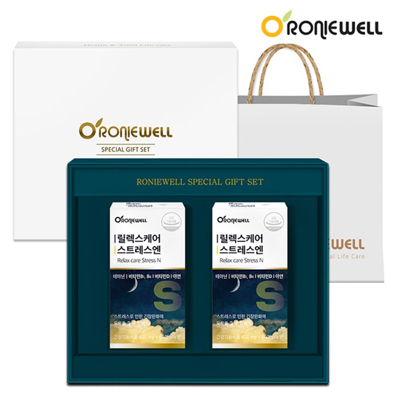 <b>로니웰</b> 릴렉스케어 스트레스엔 800mg x 120정, 1개